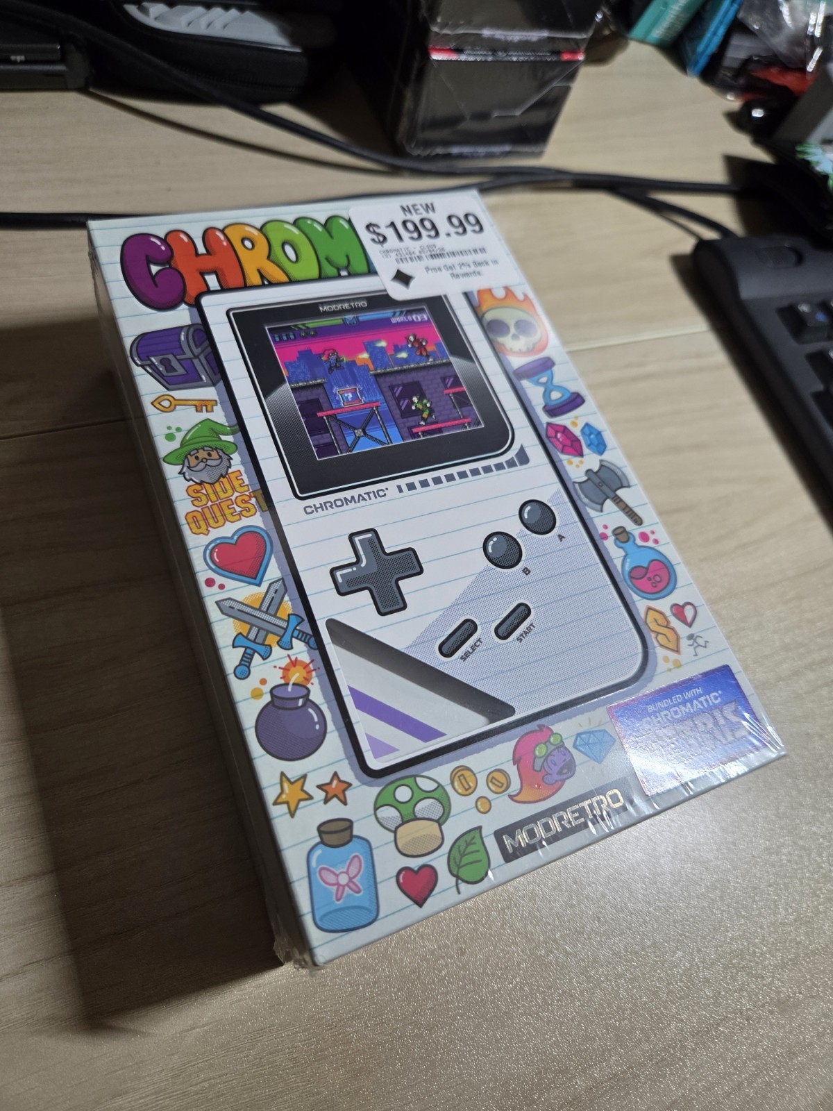 Mod Retro Chromatic w/ Tetris Game NEW & Sealed & a Authentic Pokémon Crystal