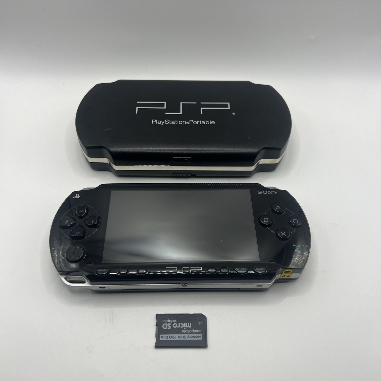Sony PSP PlayStation Portable PSP-1000 Black Game From Japan w/Game case