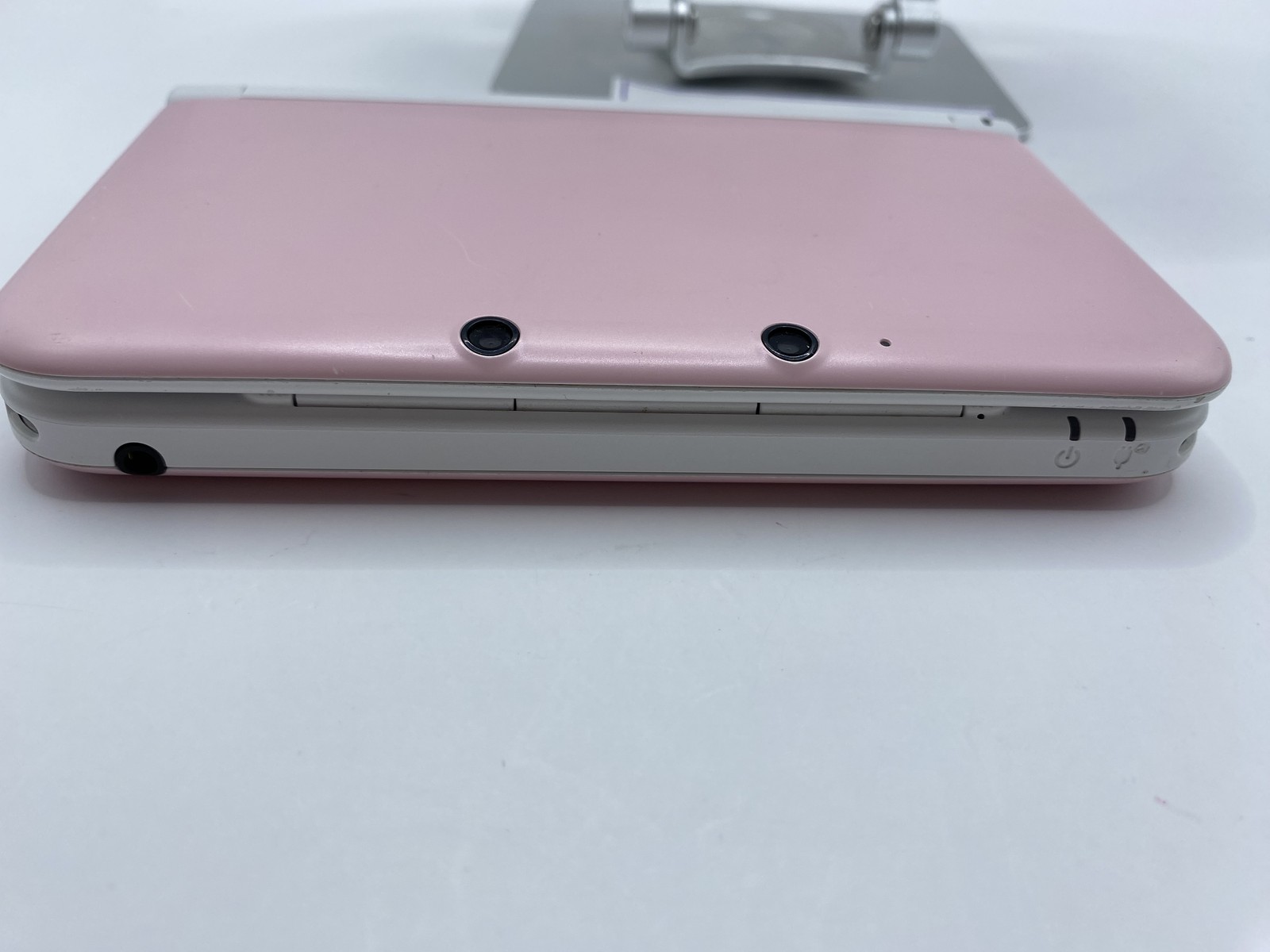 Scratched Nintendo 3DS XL LL Pink White SPR-001 Console