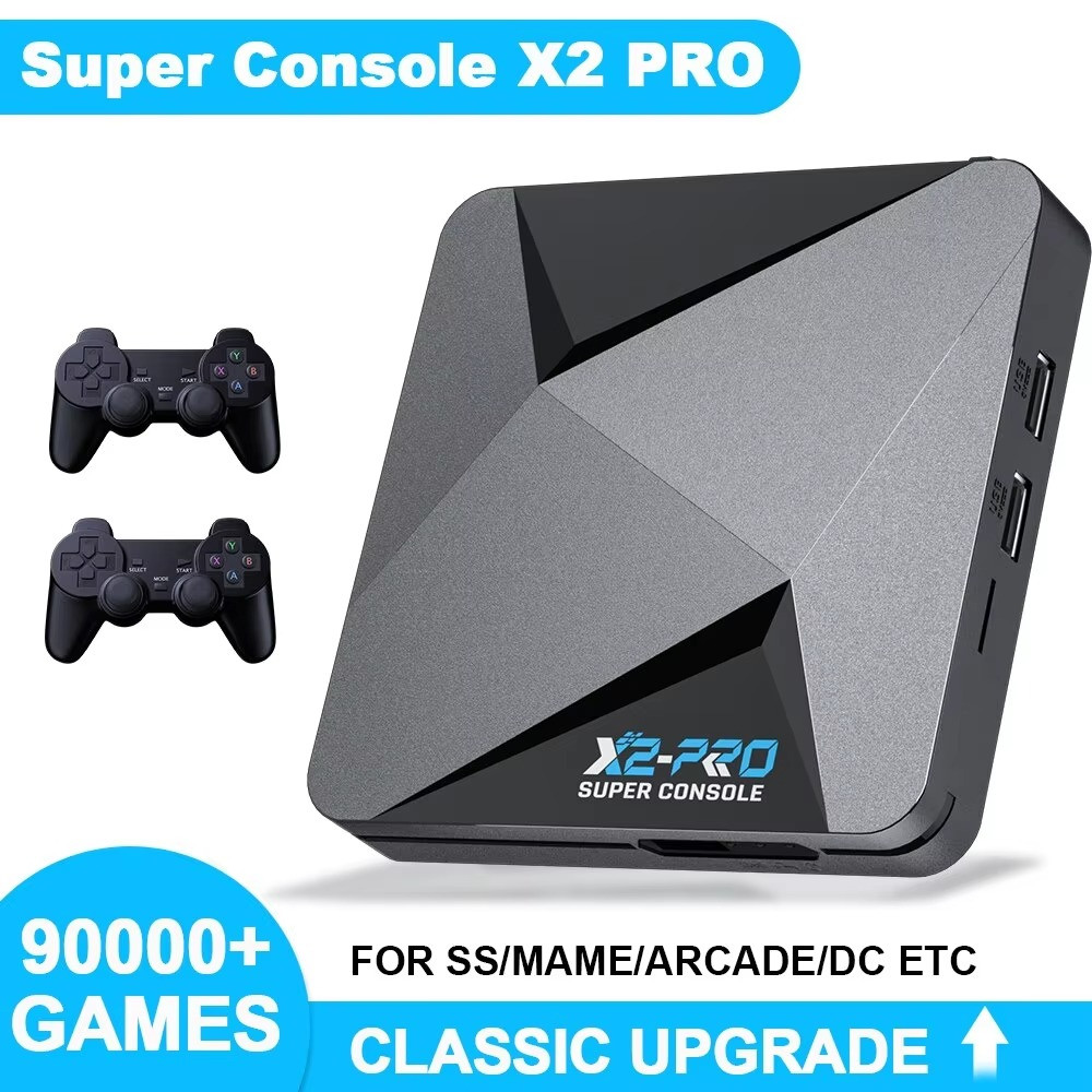 KINHANK Super Console X2 Pro Retro Game Console 4K HD 90000+ Games