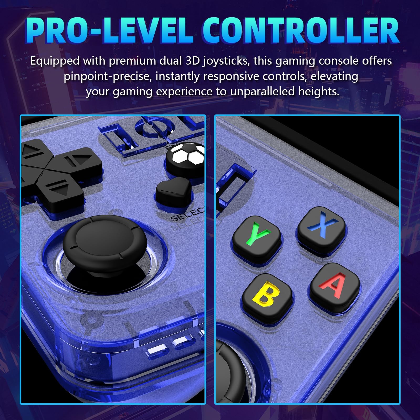 R36MAX Retro Handheld Game Console,128GB Open Source System Support 30+ Emula…