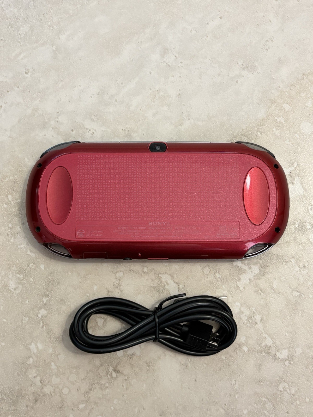 Sony PlayStation PS Vita OLED (PCH-1000) Cosmic Red With Charger USA Seller