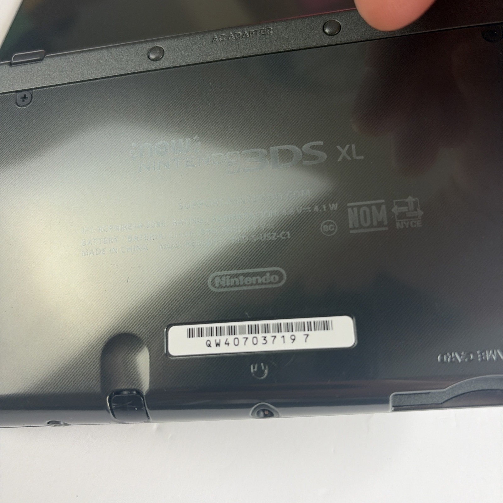 Clean! New Nintendo 3DS XL Gray Black Console Charger Stylus US Version