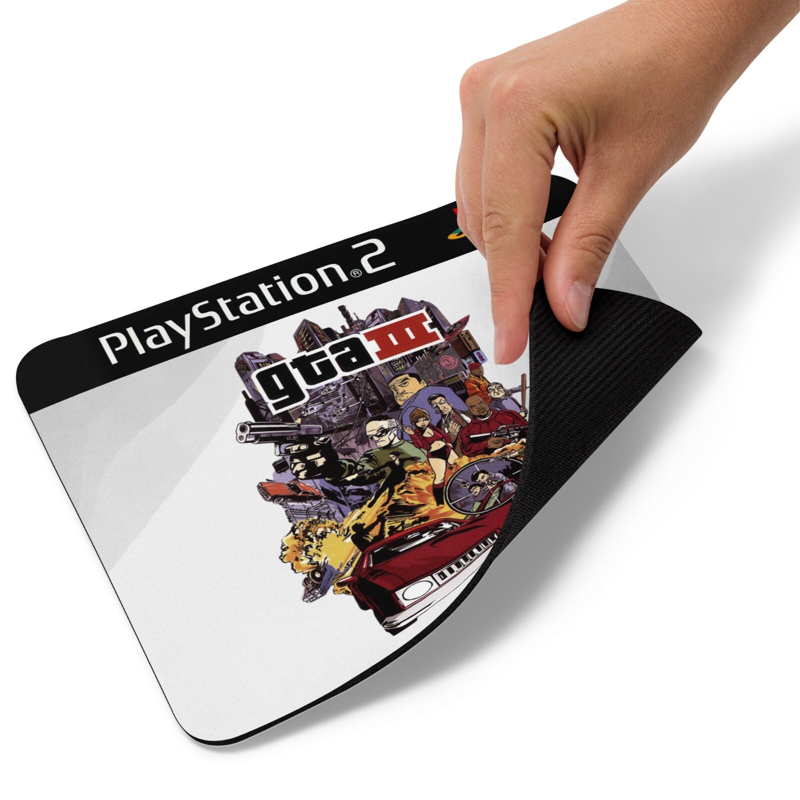 PlayStation 2 / Grand Theft Auto III- GTA – Mouse Pad 9.5″ x 7.75″NEW