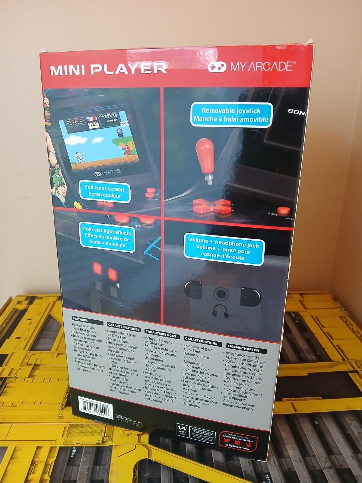 NEW My Arcade DGUNL-3200 10 inch Mini Retro Arcade Data East 34 Games