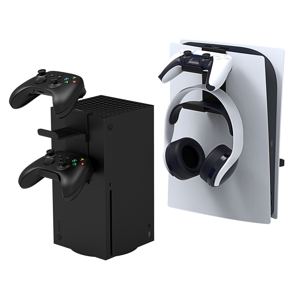 navor Game Controller/Headset Holder/Stand Compatible with PS5 & Xbox, X Console