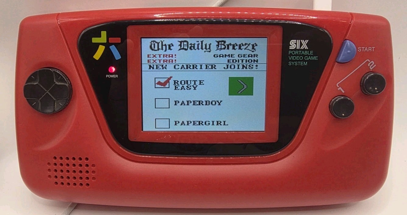 Sega Game Gear Va4 Cleanscreen V4 Usb C Fully Recapped