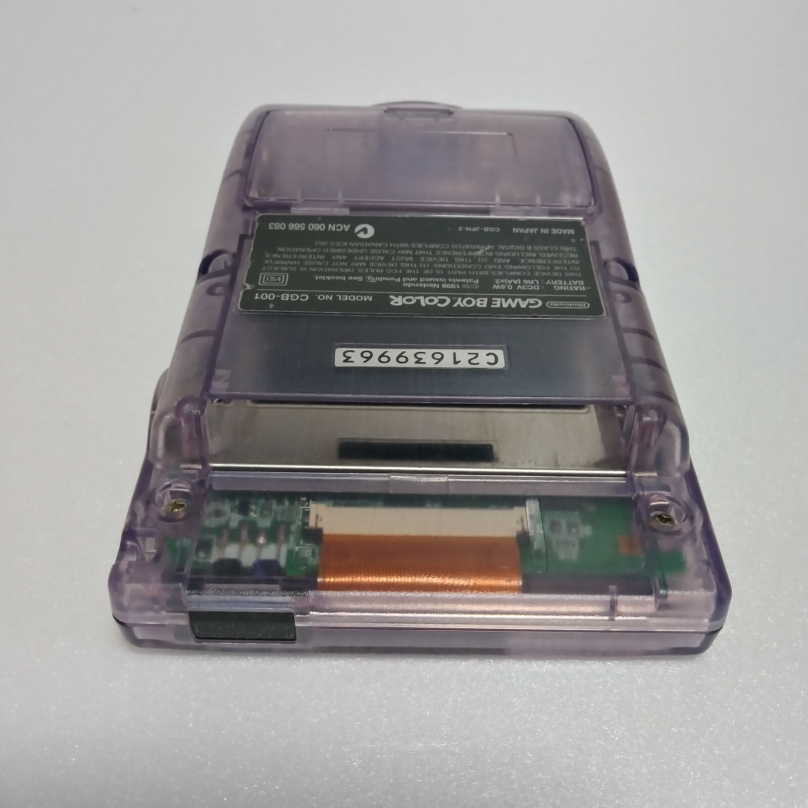 Nintendo Game Boy Color Purpl Used used item in mint condition