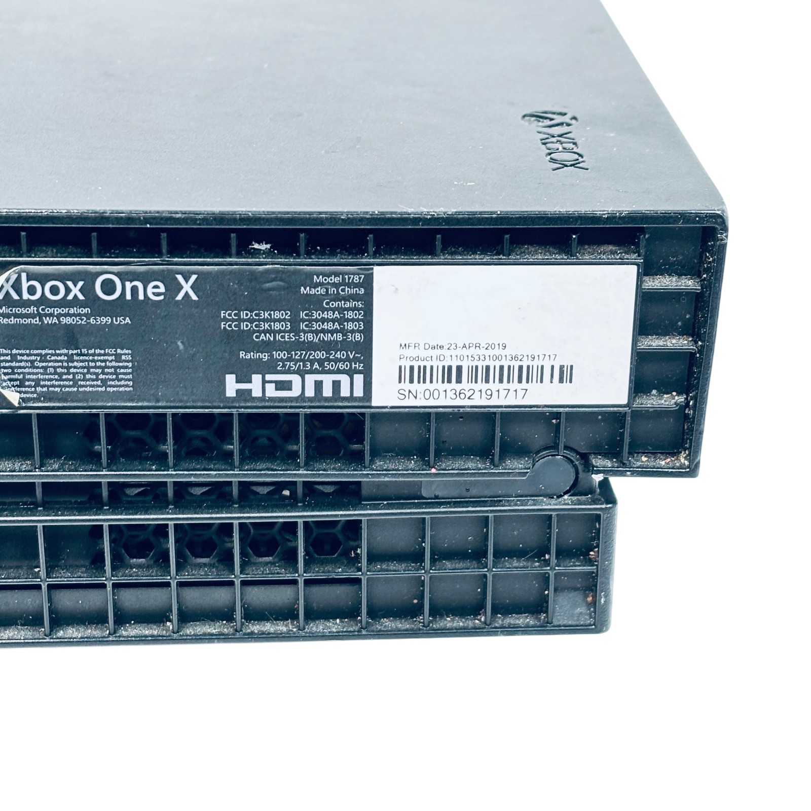 Microsoft Xbox One X 1787 1TB Video Game System 1846