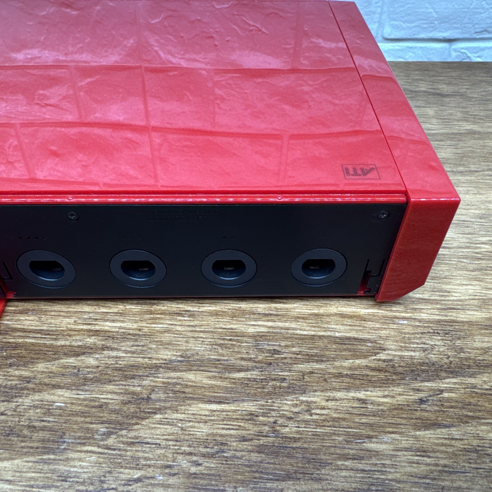 Nintendo Wii Gamecube Compatible Red Console RVL-001 Tested Works Console ONLY