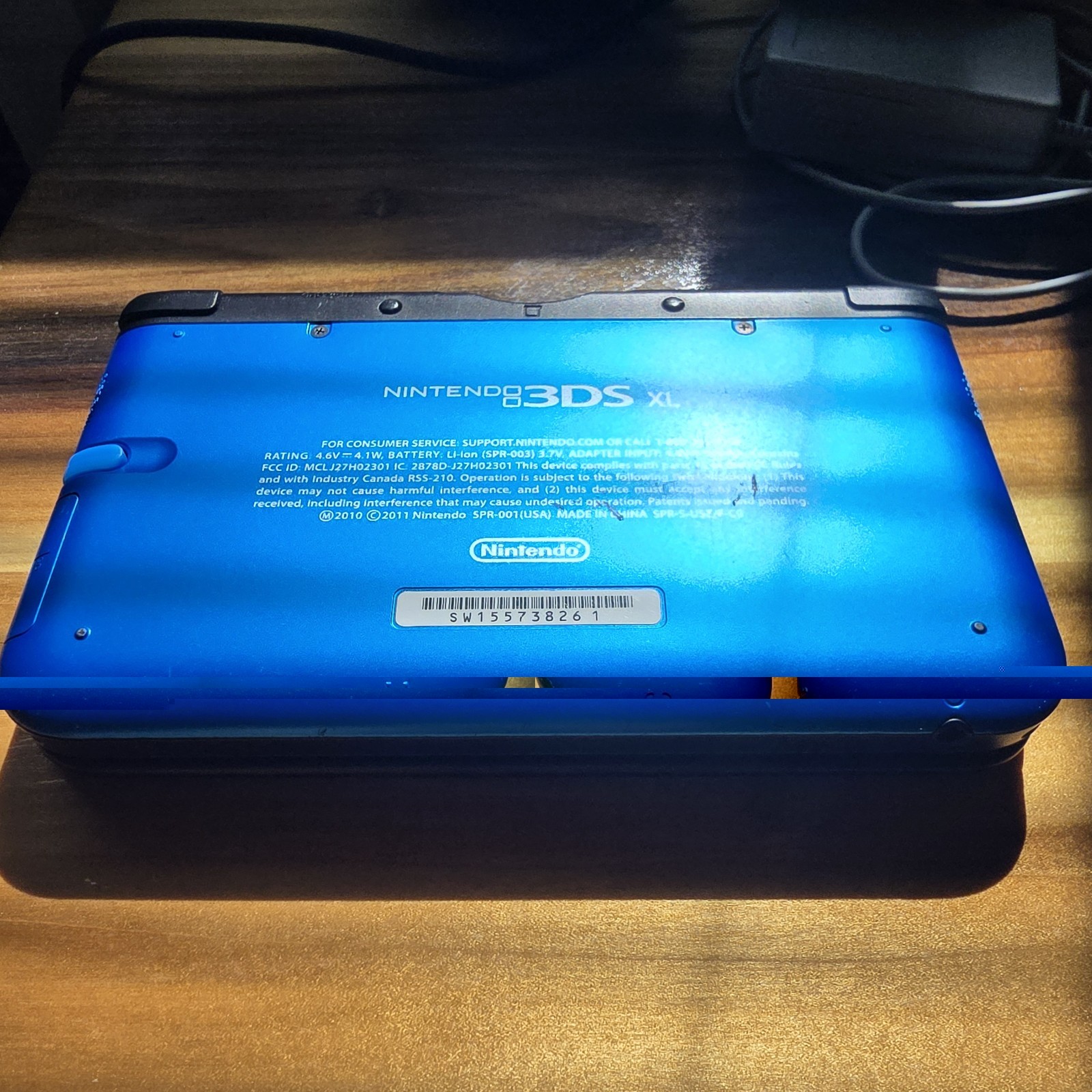 Nintendo 3DS XL Blue Black Handheld Console System Works