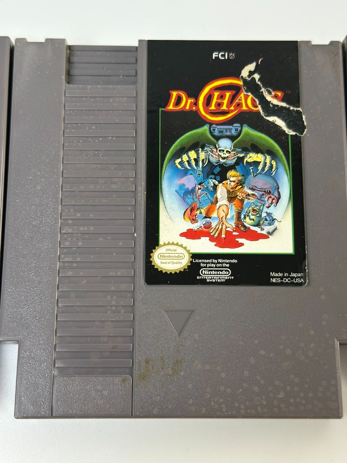 Nintendo NES Console Tested w/ Tetris Dr Chaos RC Pro-Am 3 Games Relive the 80s!