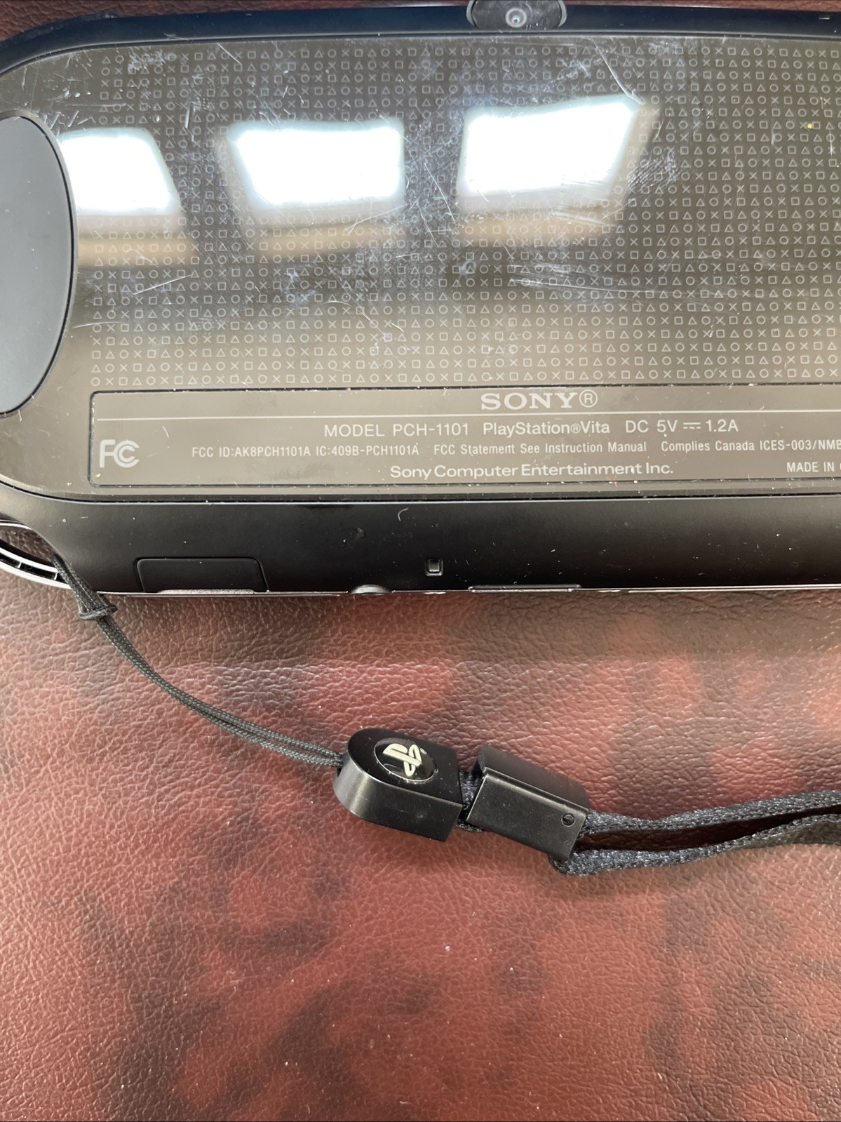 PS Vita PCH-1101 OLED With Charger And Carrying Case Official Product Case