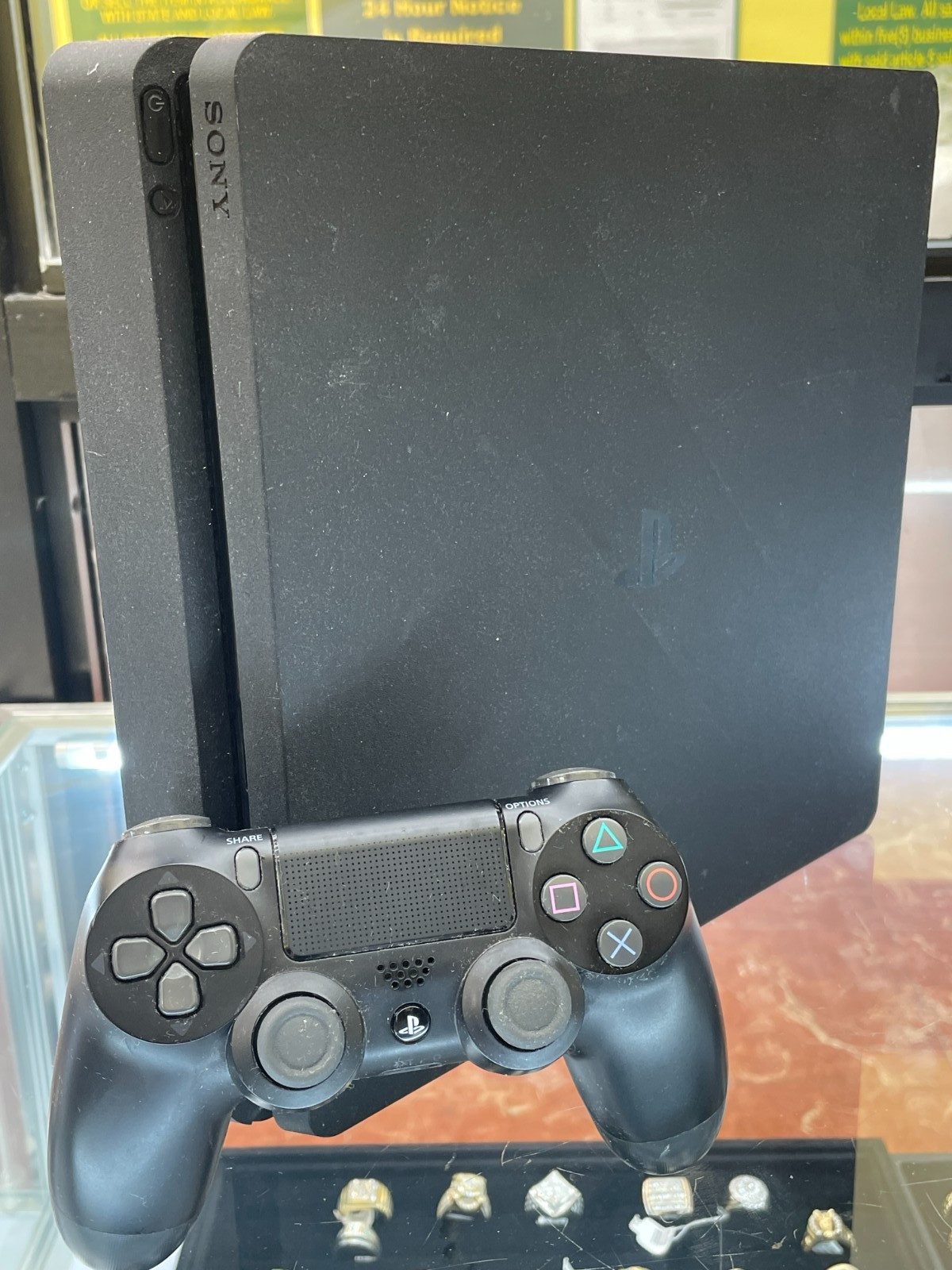 Sony PlayStation 4 Slim 1TB Console – Jet Black