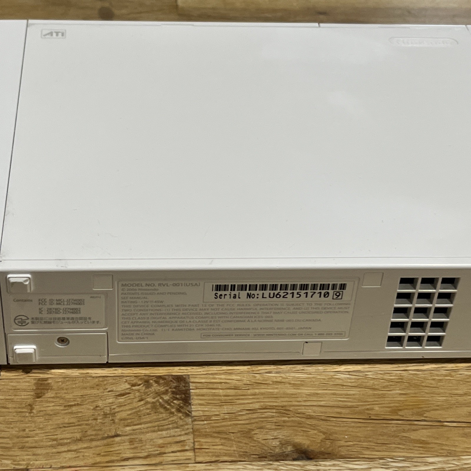 Nintendo Wii RVL-001 512 MB Home Console – White Tested And Working