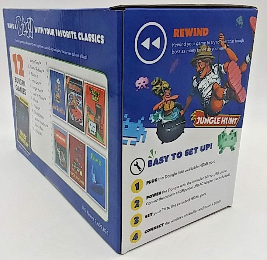 ATGAMES FLASHBACK BLAST! (Lot Of 2) Plug N Play TV Video Game Pitfall Space Inv