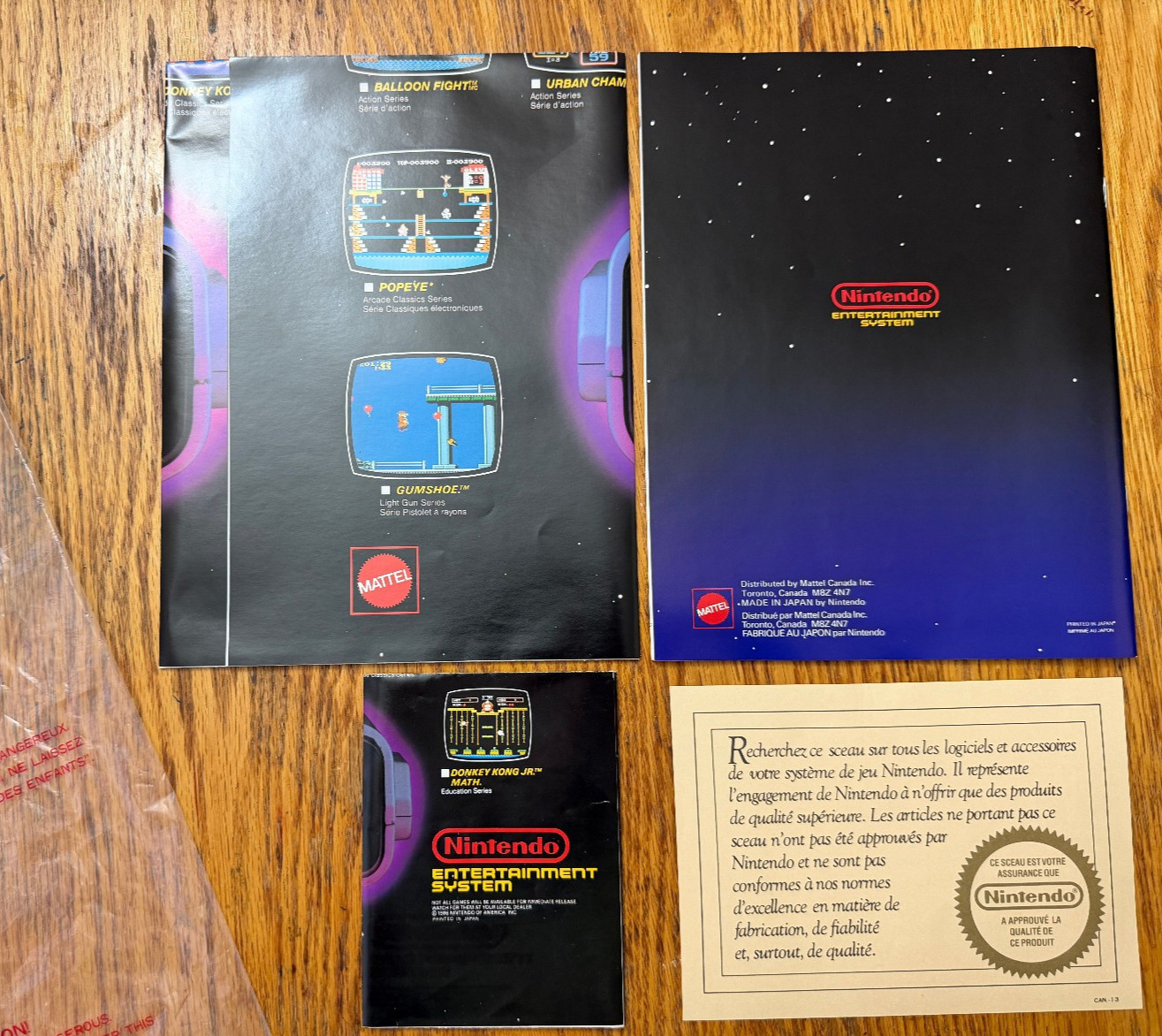 1986 MATTEL Super Mario Bros Control Deck complete in box nintendo nes RARE MINT