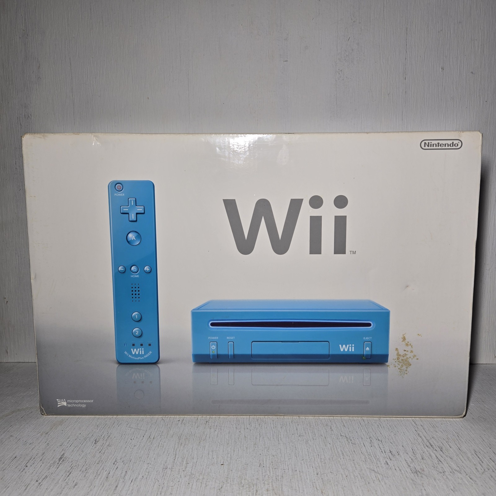 Nintendo Wii Limited Edition Blue Console – New Open Box