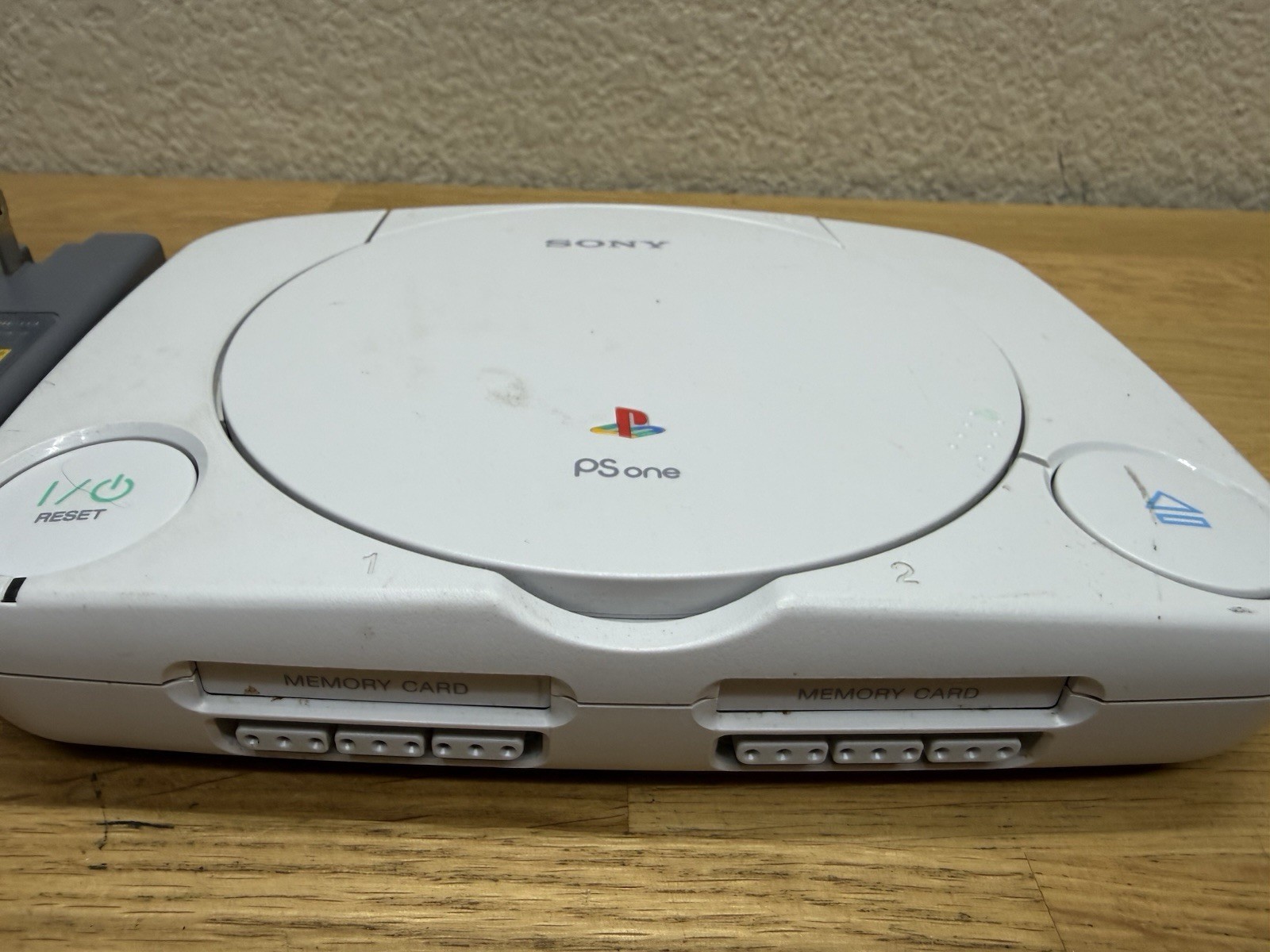 Sony PlayStation 1 PS One Slim Console PLAYS GAMES NO Controller BUTTONS STICK