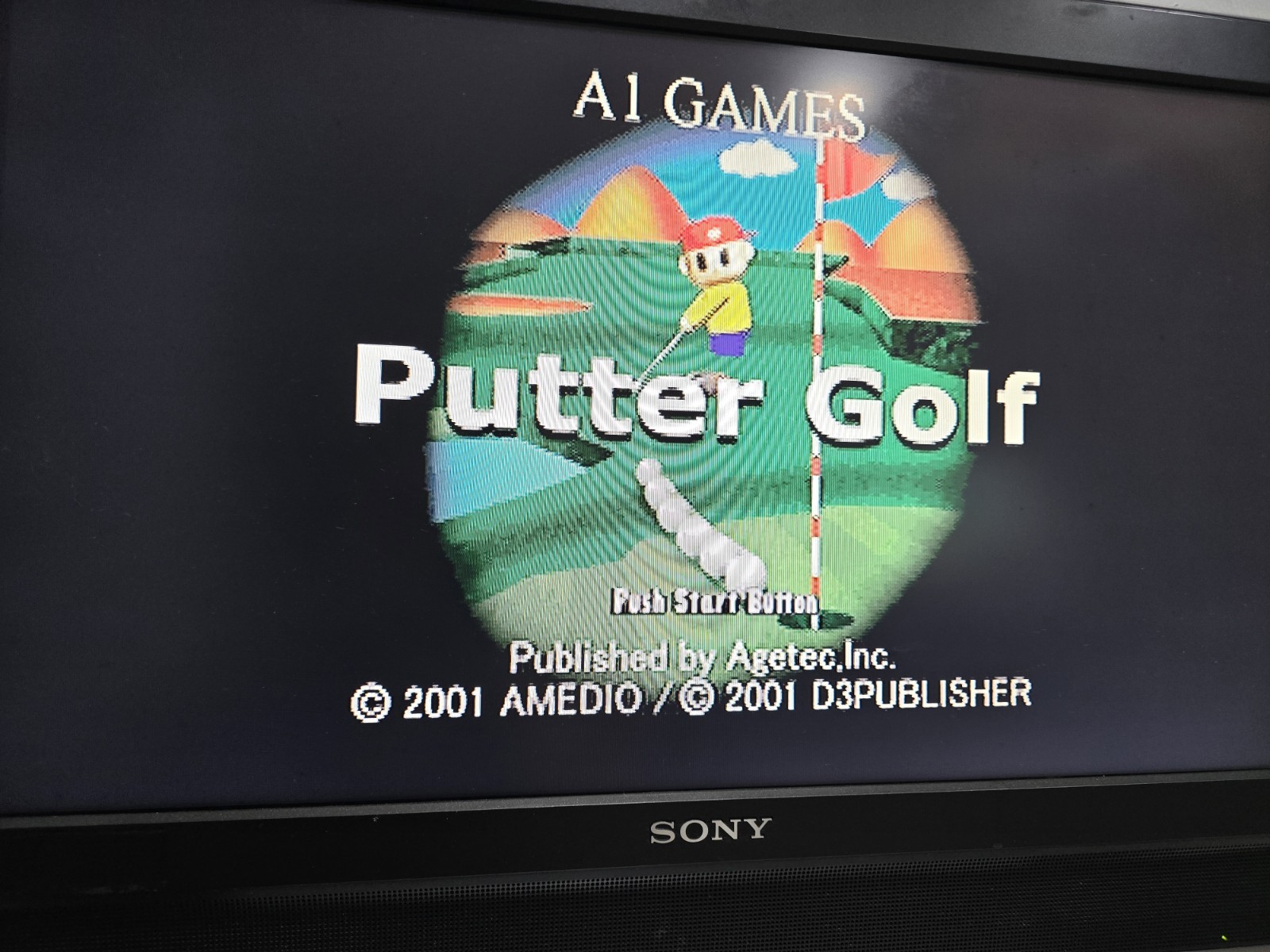 Sony PSone PS1 Console Bundle, Controller, Cables & 6 Games Included