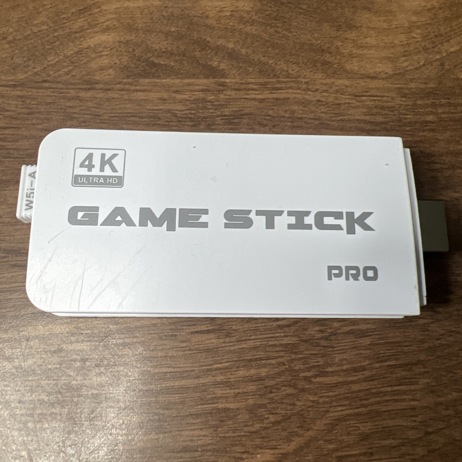 4K Game Stick Pro Retro Game Emulator-No Controllers-64GB SD Power & HDMI Cables