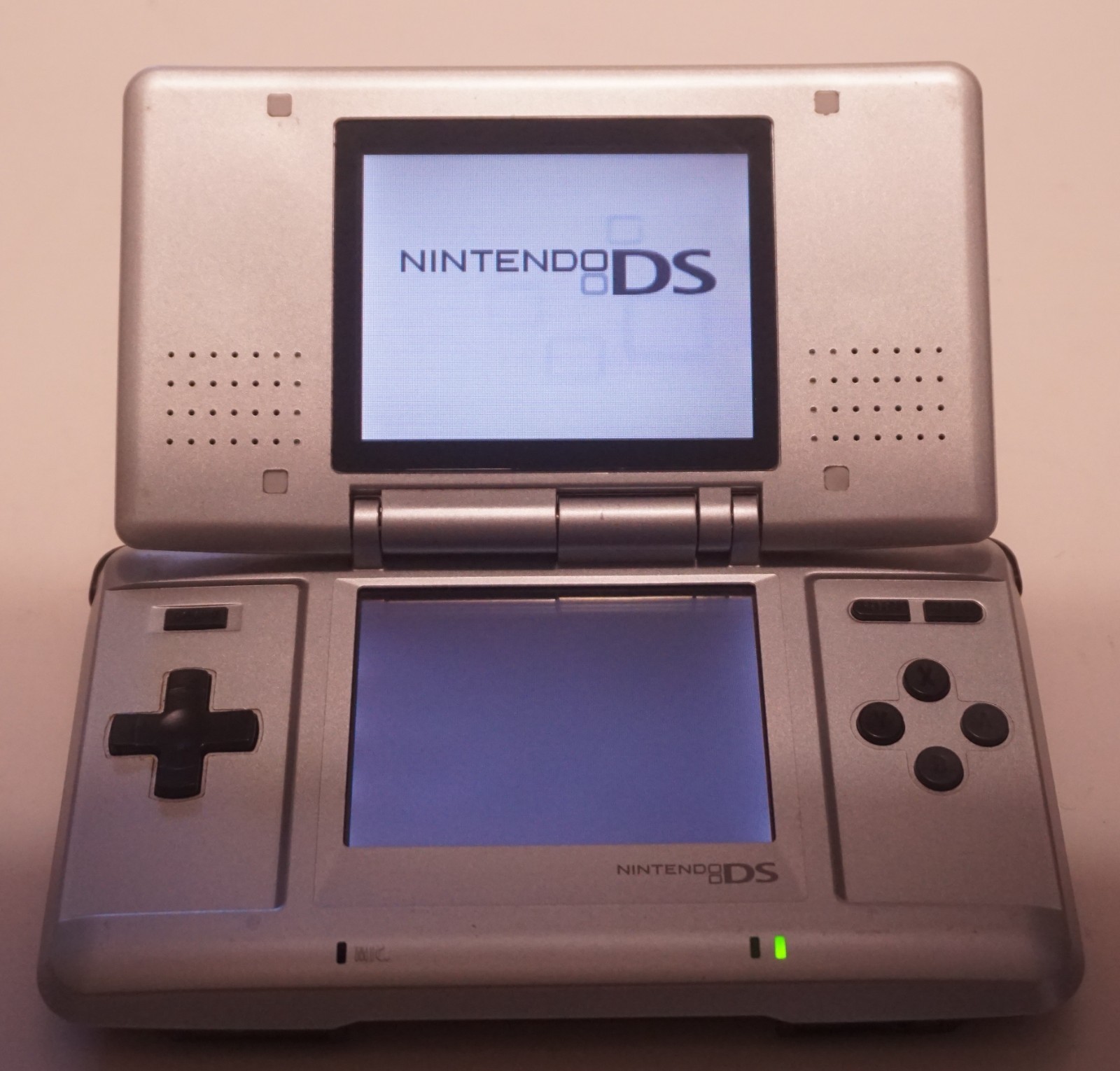 Nintendo DS Original Platinum Silver Handheld Console Refurbished New LCD Screen