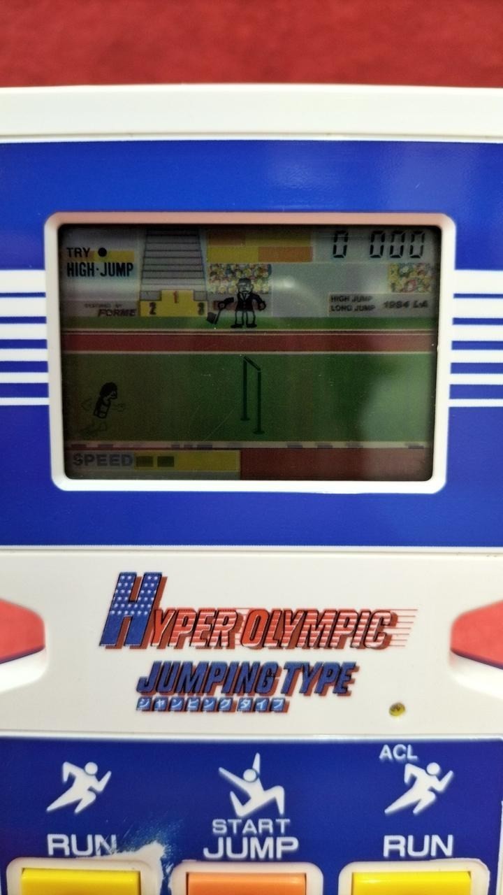 Bandai Hyper Olympic Jumping Type Handheld Game CIB 1983 From Japan A1412