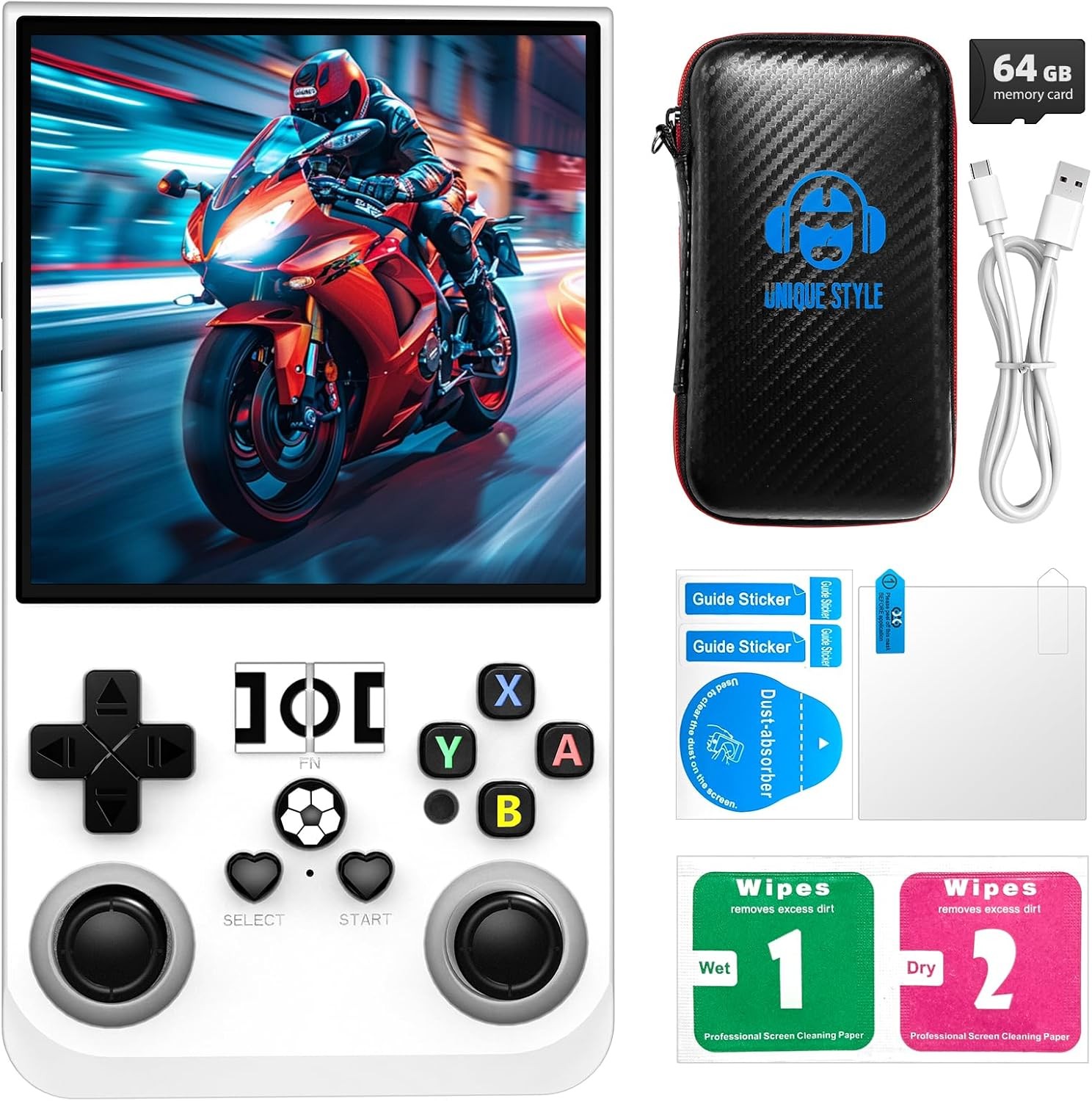 R36MAX Retro Handheld Console 18000 Games 4.0 IPS