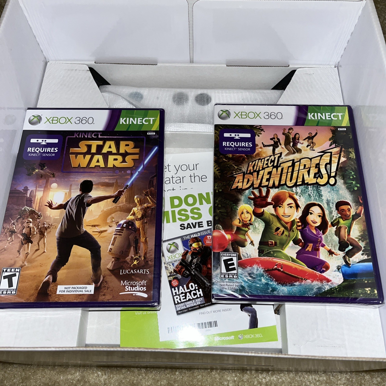 New Microsoft Xbox 360 320GB Kinect Star Wars Limited Edition