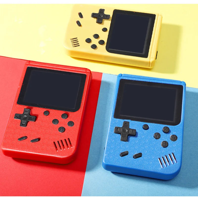 Retro 4-in-1 8 Bit Portable Game Console with LCD Screen Portable Game