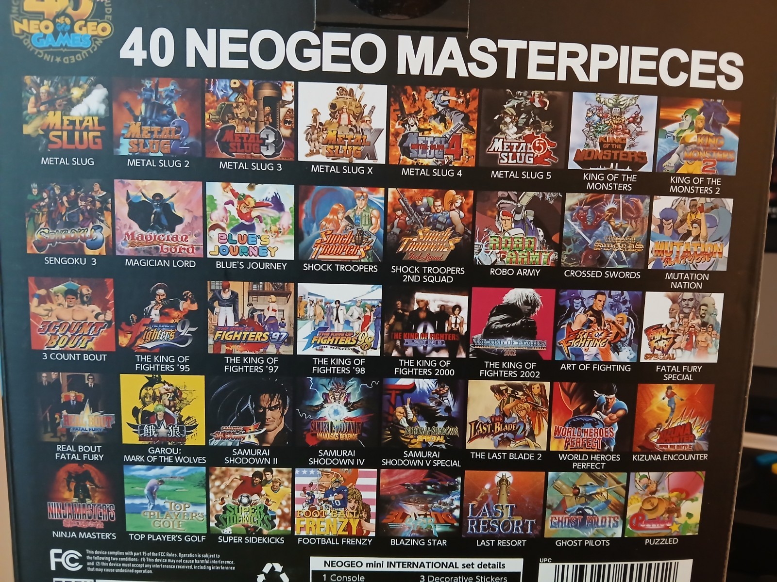 NEO GEO Mini International SNK 40th Anniversary Bundle [Please Read Description]