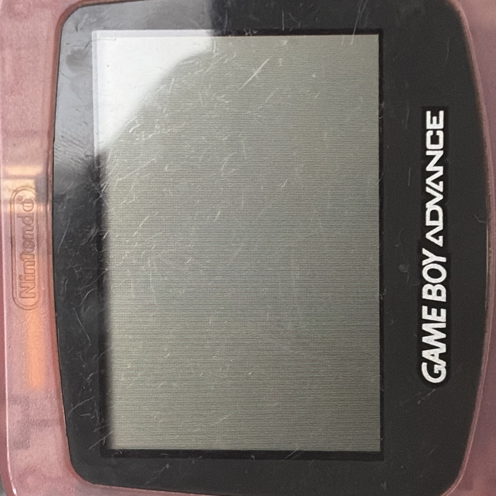 Nintendo Game Boy Advance Handheld System – Fuchsia Pink Missing Battery Cover