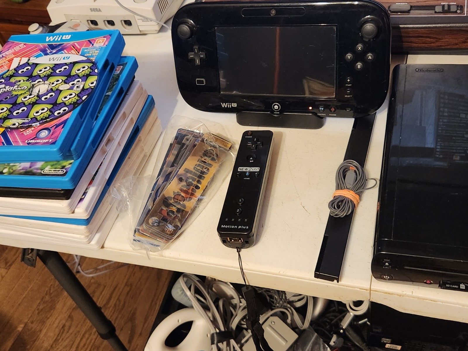 Nintendo Wii U Deluxe Bundle 7 Games Xenoblade X Minecraft GamePad Tested