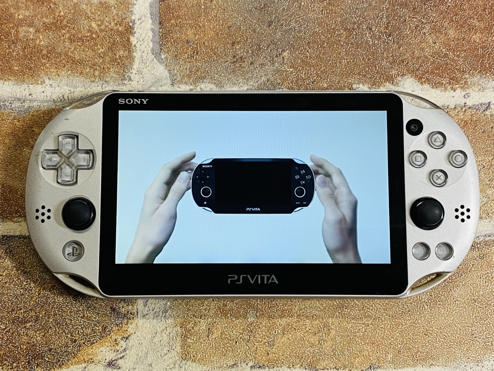 SONY PS Vita PCH-2000 SILVER Japan PlayStation Charger 8GB Case Mine Craft DDP
