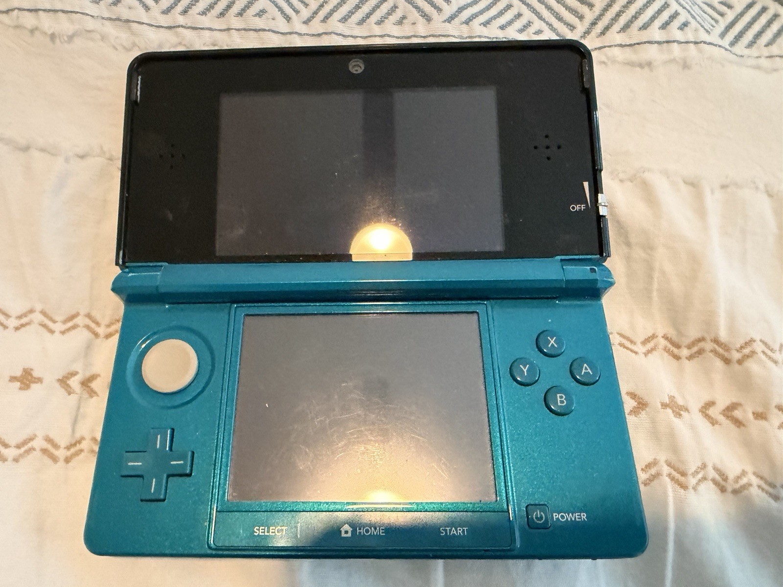 Nintendo 3DS CTR-001(JPN) Blue Handheld Console 3D Wi-Fi NTSC-J