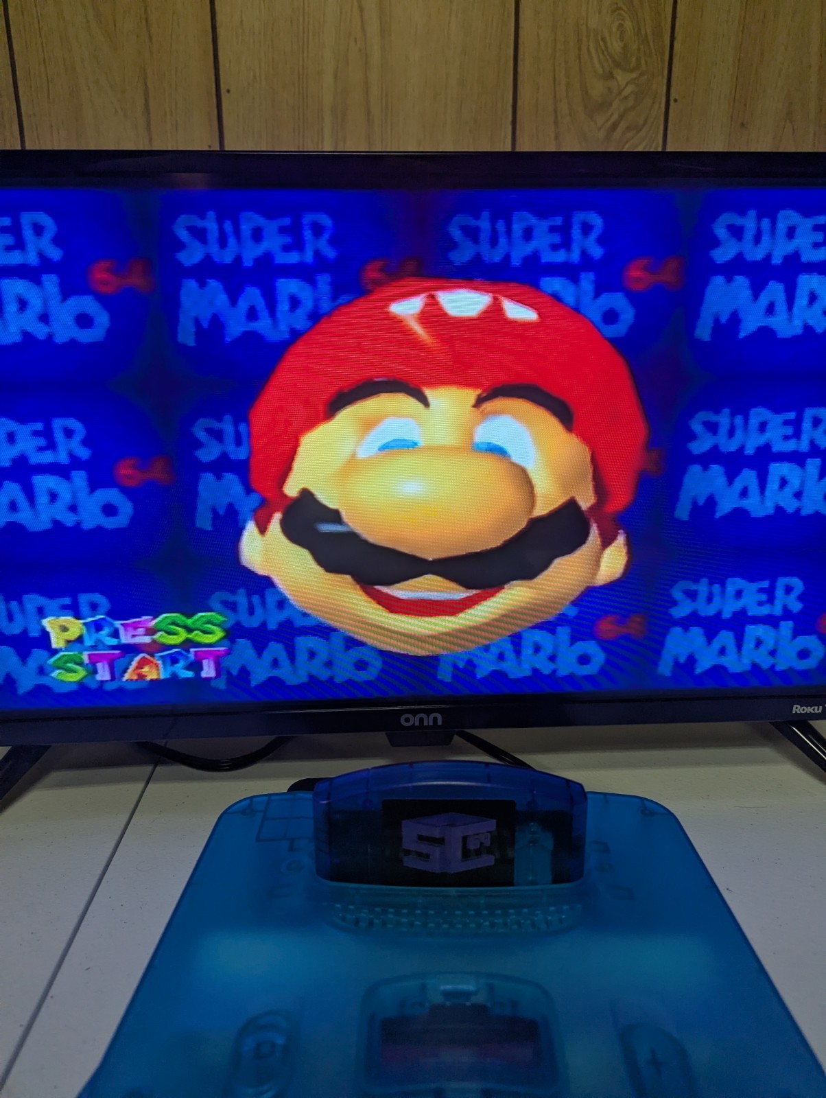 Nintendo 64 Ice Blue Console + SummerCart 64