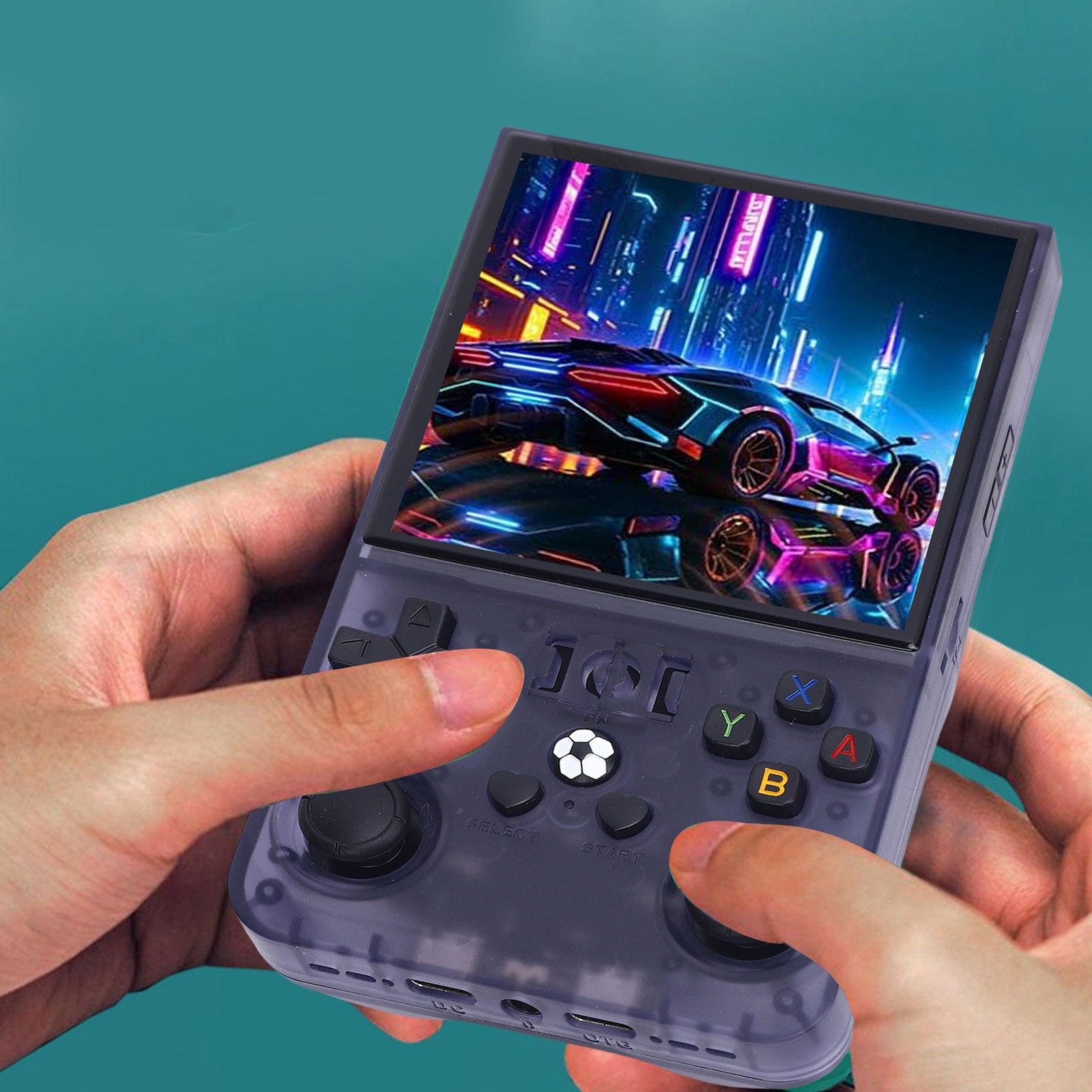 Handheld Game Console For System Translucent Grey 4 Inch 720×720 Scre BHOK