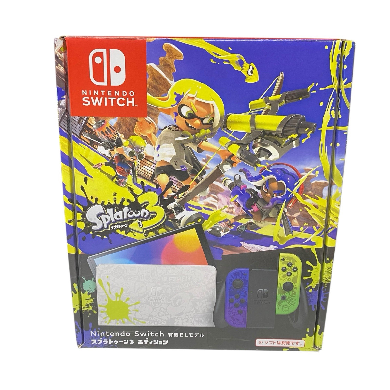 Nintendo Switch (OLED Model) HEG-001 Splatoon 3 Edition Video Game Console