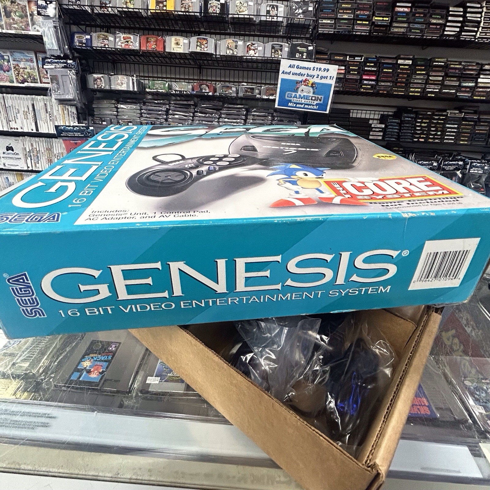 SEGA GENESIS MODEL 3 CONSOLE Open Box Never Played!