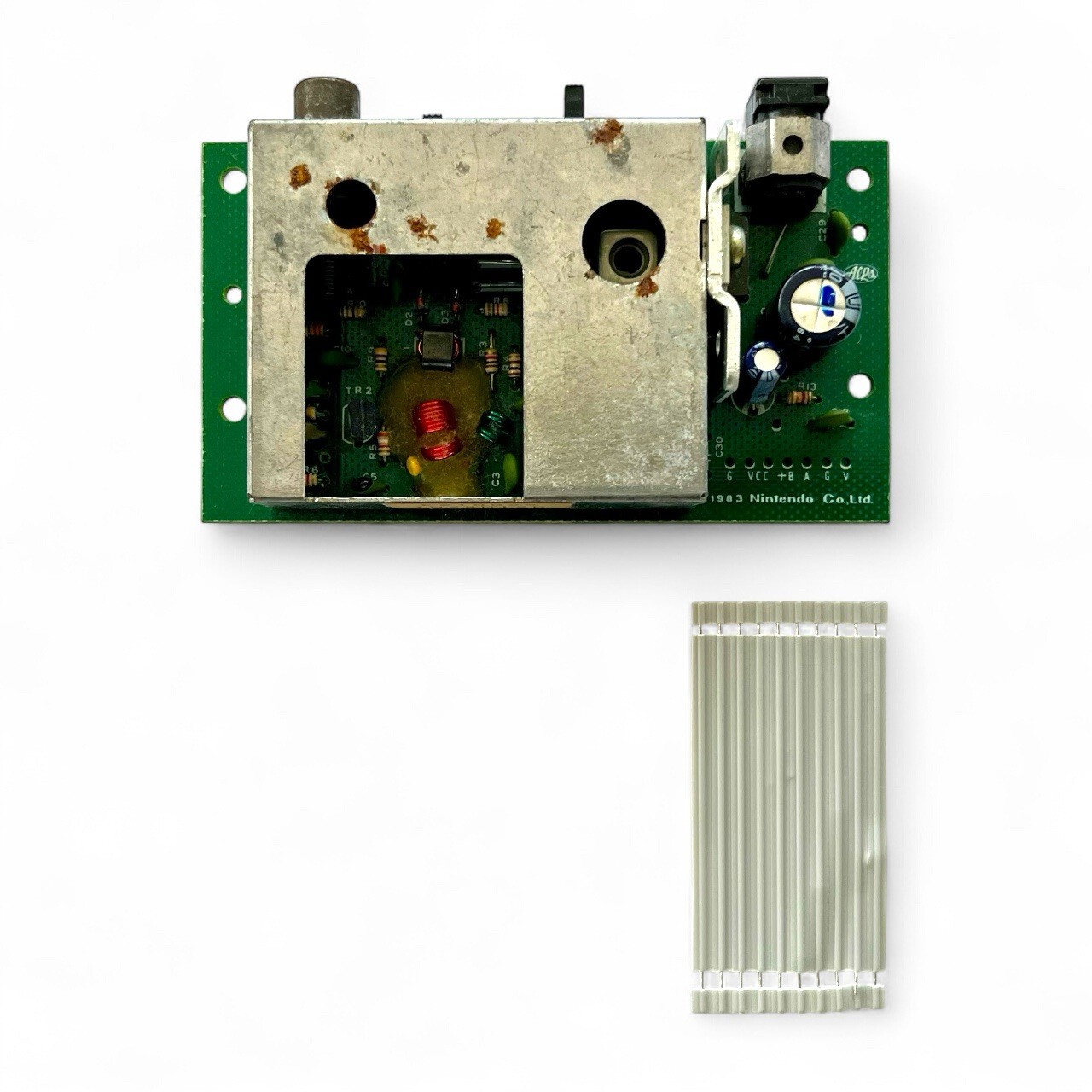 Nintendo Famicom RF / Power Tail Circuit Board Original Japan Part US Seller