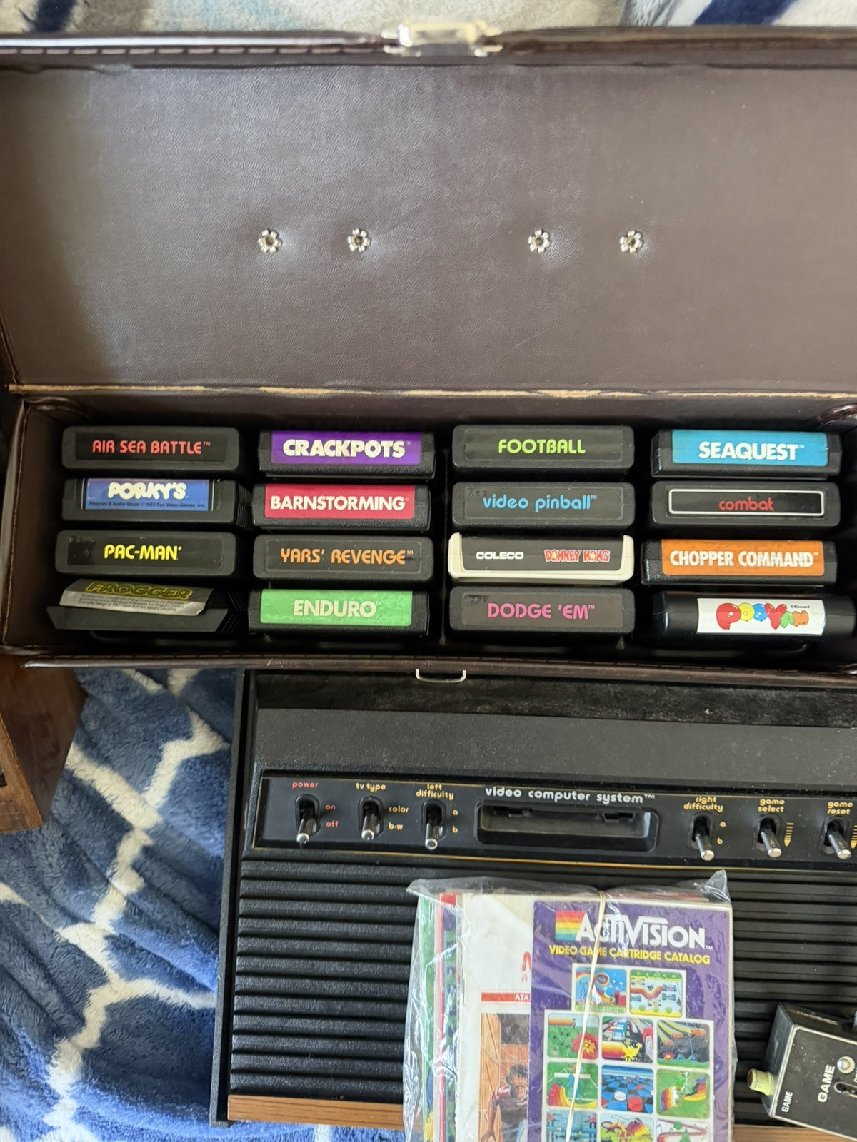 ACTIVISION ATARI GAMING SYSTEM! GAMES, PADDLES, CONTROLLER! VINTAGE! UNTESTED!