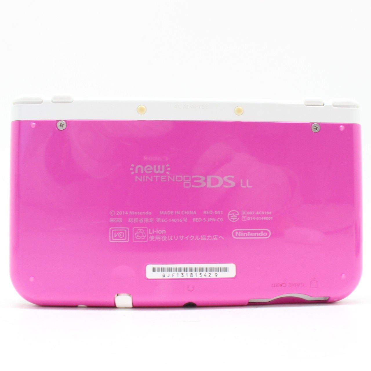 [ NEAR MINT ] NINTENDO NEW 3DS XL PINK WHITE Game Console From Japan 4013