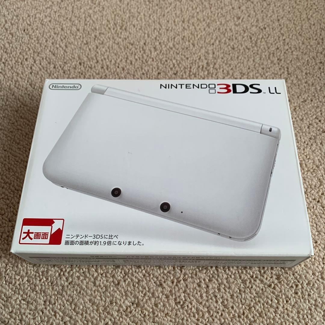 Nintendo 3DS LL Portable Video Game Console White From Japn Tested