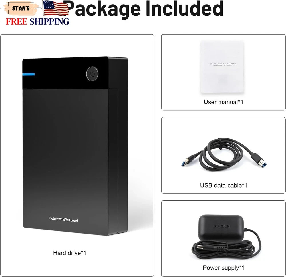 Kinhank 12tb Retro Game Hard Drive with 96000+ Games Retro Game Consoles NEW USA