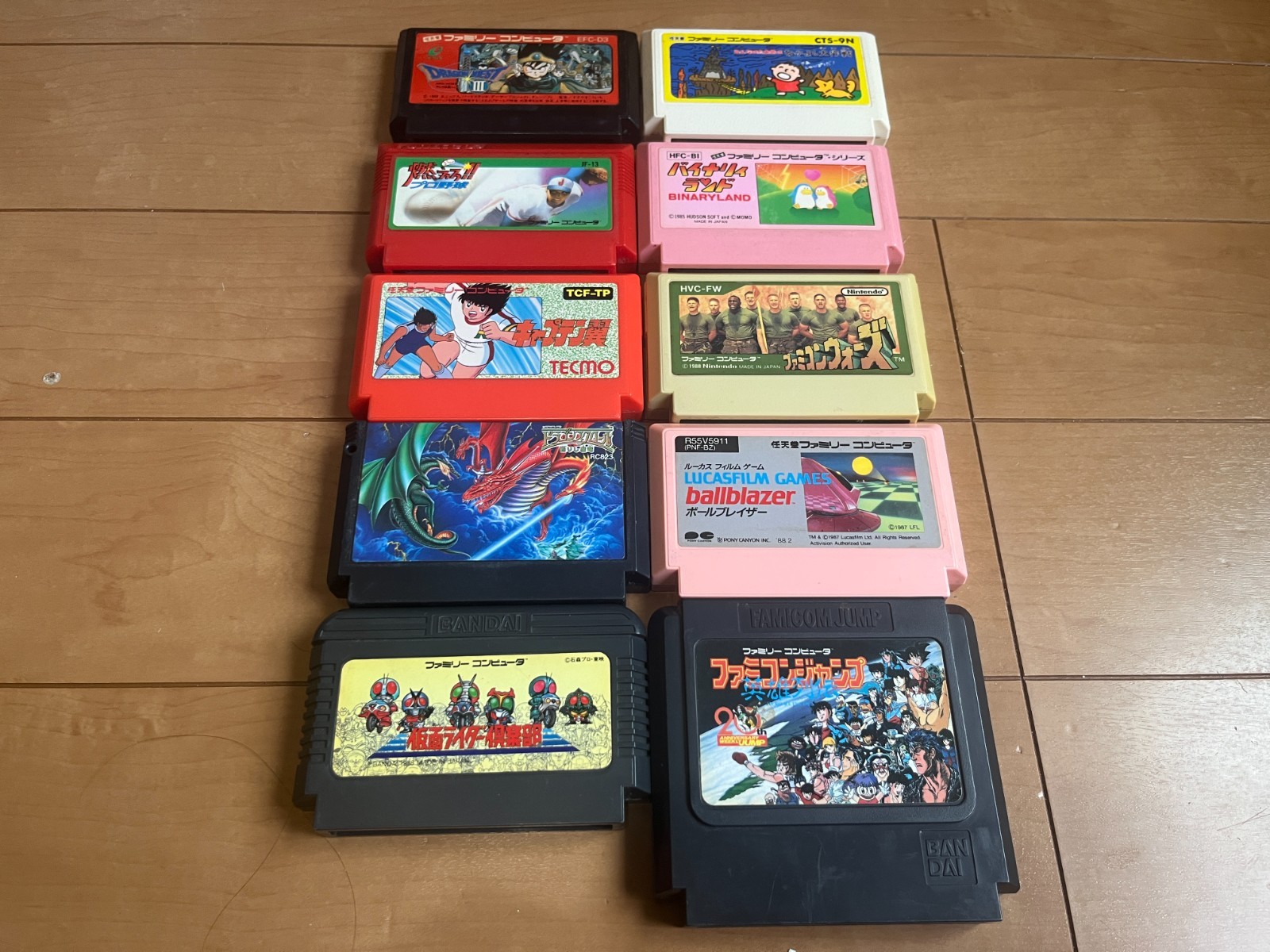 Nintendo Famicom Console with BOX and Manual, 10 Games 0613