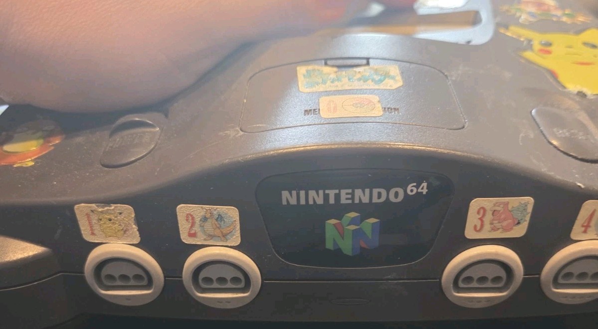 Nintendo 64 N64 Black Console NUS-001 JPN Tested 4 Games 2 Controllers & Cables