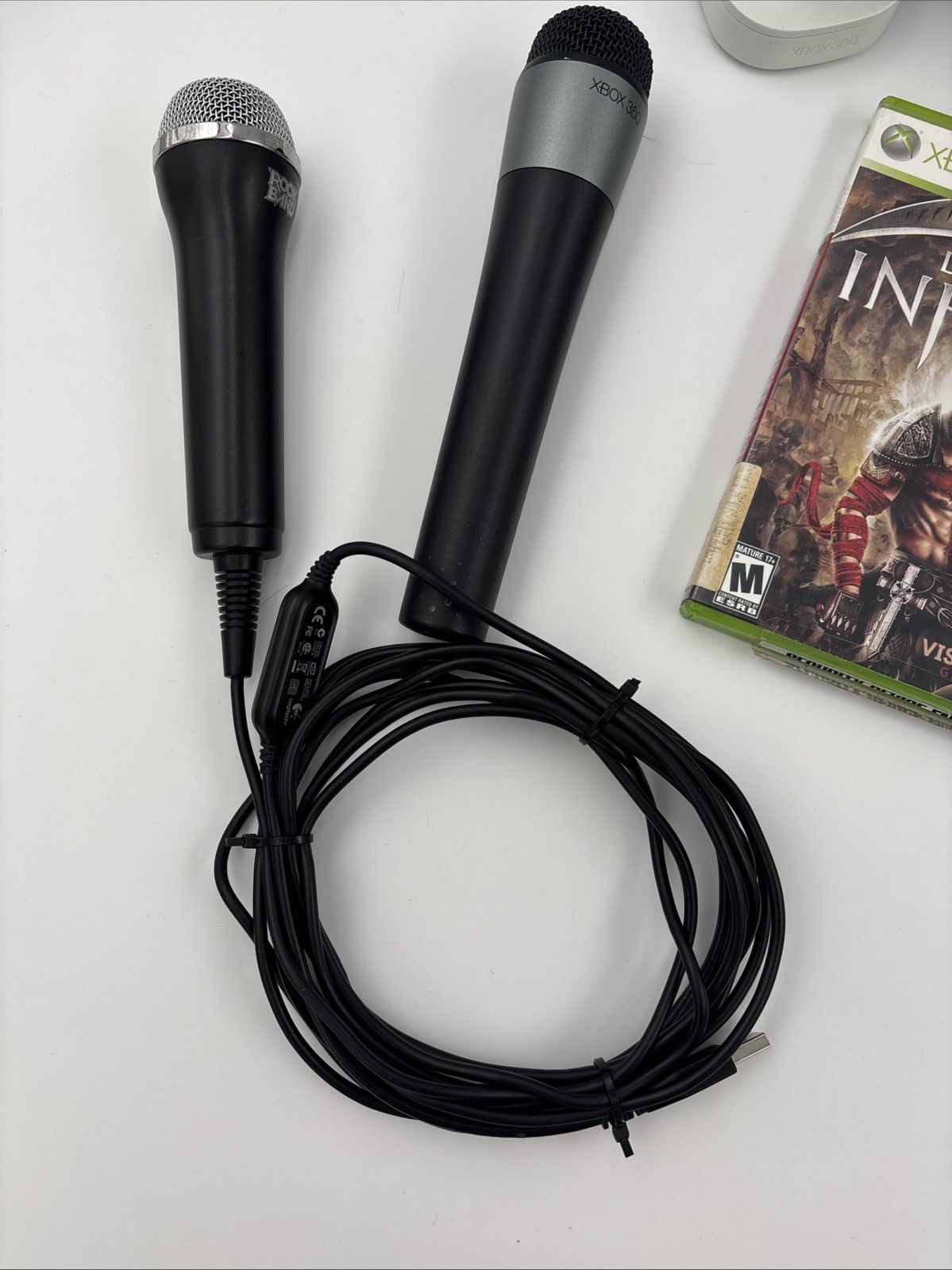 TESTED Microsoft Xbox 360 S Slim 250GB Console Bundle Kinect 2 Games Microphones