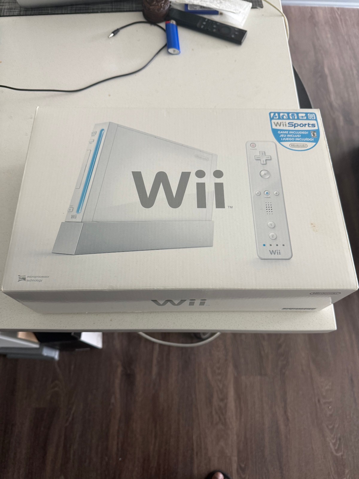 Nintendo Wii Sports White Home Console w/ 4 games
