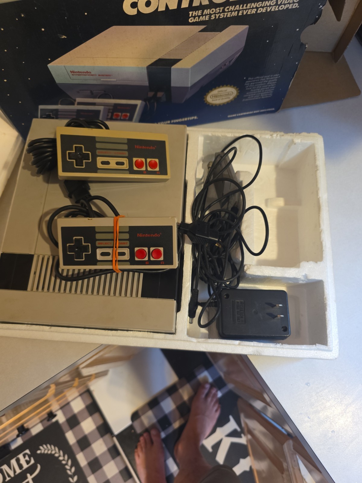 Nintendo Entertainment System – Control Deck Console – Complete in Box