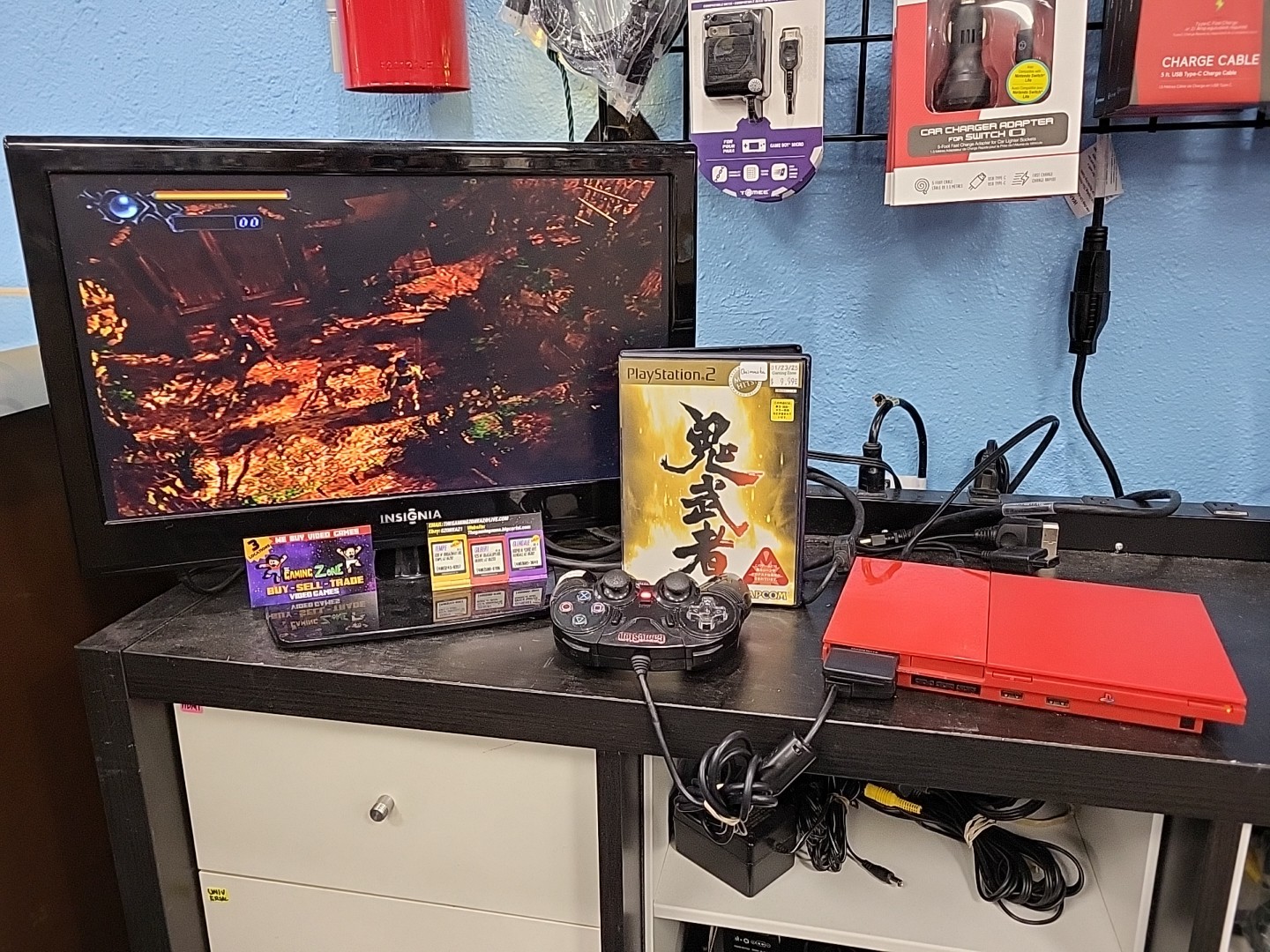 Sony PlayStation 2 Launch Edition Japanese Cinnabar Red Console. US Seller